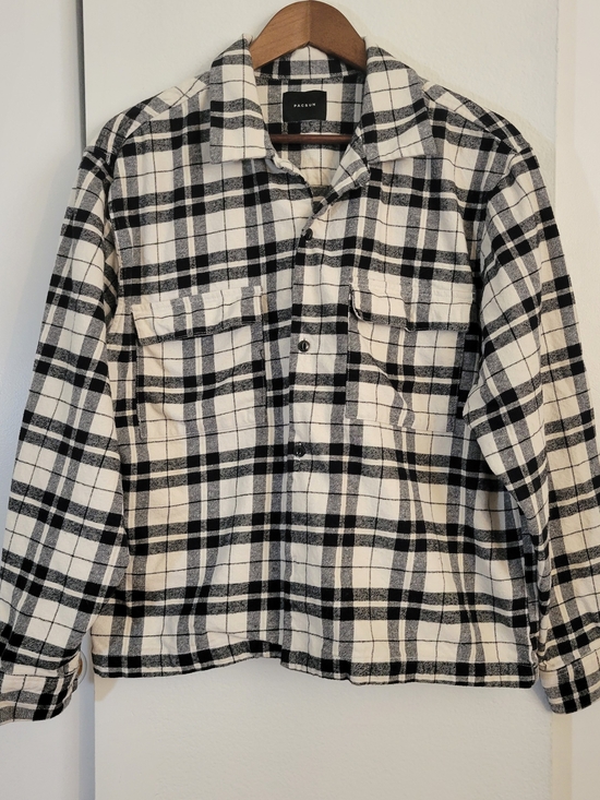 PacSun Other - PacSun Black & White Plaid Shirt Jacket